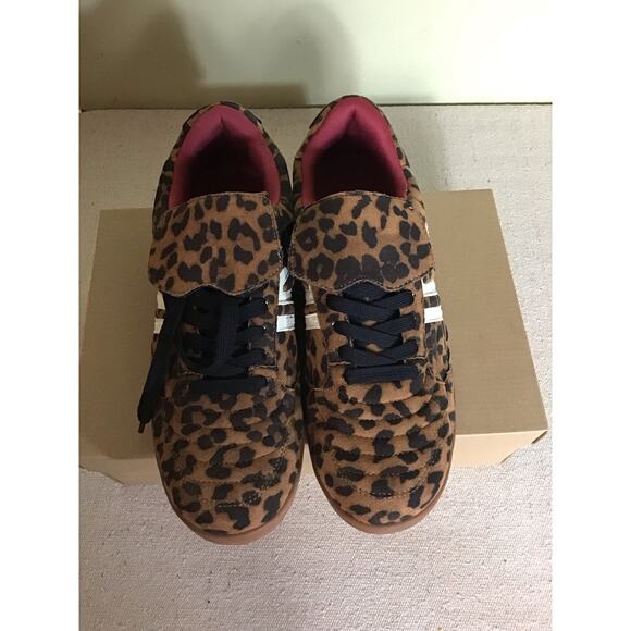 Steve Madden Women leopard print Retro  Low top Sneakers Sz. 10 NIB - Picture 6 of 9